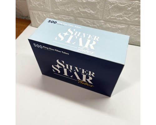 Гильзы для табака "SILVER STAR King Size filter 84мм/15мм/8,1мм" (500)
